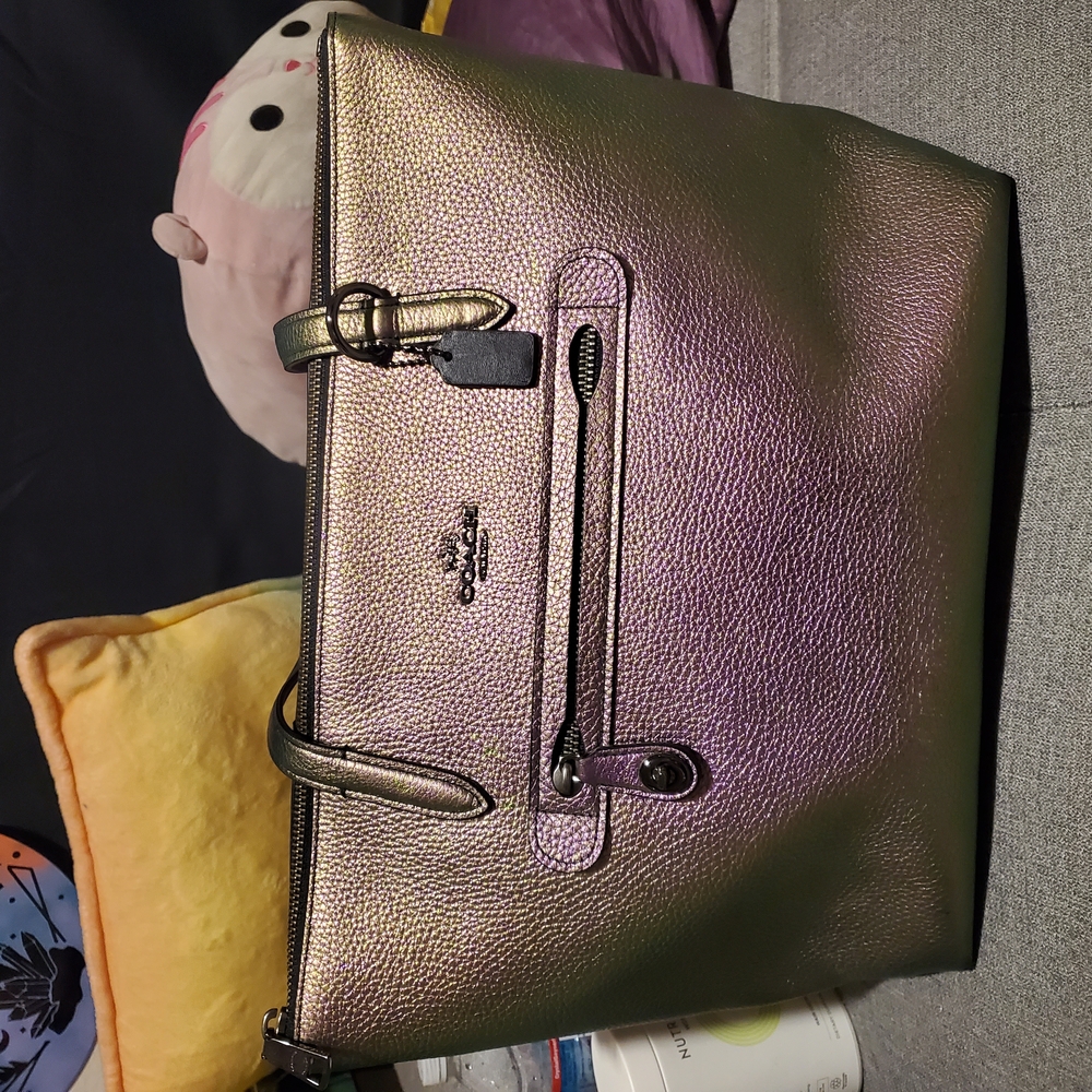 Coach Iridescent Tote Bag